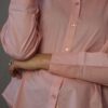 Pink plain cotton shirt