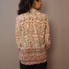 Floral Print Smocked Shirt
