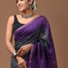 Chanderi Silk Saree with Zari Border in dual contrast ( CSS2508 )