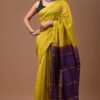 Chanderi Silk Saree with Zari Border in dual contrast ( CSS2507)