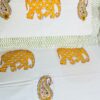 Whispers of Tradition – Handblock Cotton Bedsheet (108" x 112")