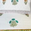 Whispers of Tradition – Handblock Cotton Bedsheet (108" x 112") (BS25010)