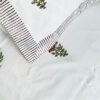 Whispers of Tradition – Handblock Cotton Bedsheet (108" x 112") (BS25010)