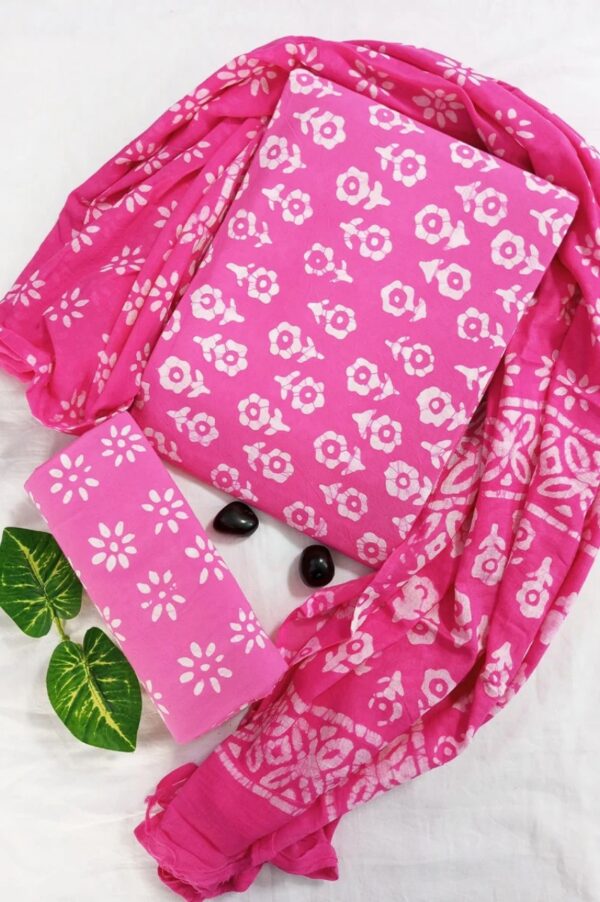Cotton Suit Set with Cotton Dupatta ( CSCD25010 )