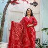 BEAUTIFUL STITCHED COTTON SUIT