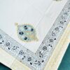 Whispers of Tradition – Handblock Cotton Bedsheet (108" x 112") (BS25008)