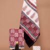 Bagh block printed cotton suit with cotton dupatta