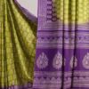 Premium Cotton Saree with Blouse Piece in Dual Shade (CS2571)