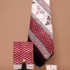 Bagh block printed cotton suit with cotton dupatta