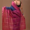 Chanderi Silk Saree with Zari Border in dual contrast ( CSS2519 )