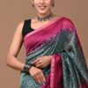 Chanderi Silk Saree with Zari Border in dual contrast( CSS2509)