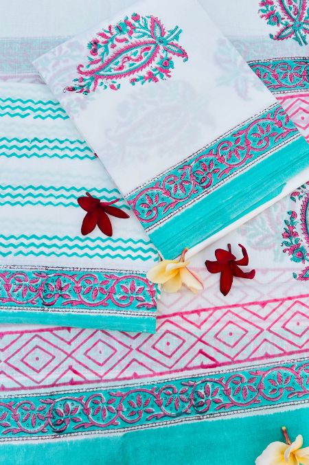 Cotton Suit Set with Cotton Dupatta ( CSCD25018 )