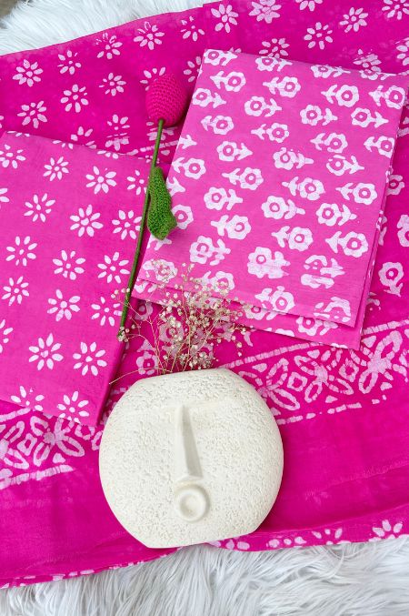 Cotton Suit Set with Cotton Dupatta ( CSCD25019 )