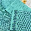 Cotton suit set with chiffon dupatta