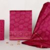 Exclusive Hand Block Print Chanderi Silk Suit Set ( CNSS250034)