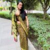 Maheshwari Silk Saree with Zari Border  ( MSS2605)