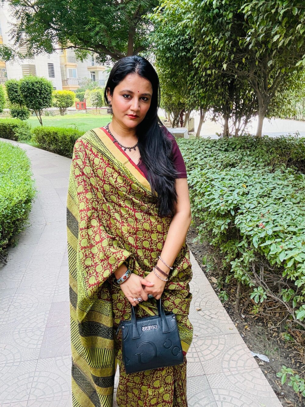 Maheshwari Silk Saree with Zari Border  ( MSS2605)