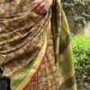 Maheshwari Silk Saree with Zari Border  ( MSS2605)