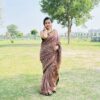 Maheshwari Silk Saree with Zari Border  ( MSS2606)