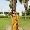 Maheshwari Silk Saree with Zari Border  ( MSS2607)