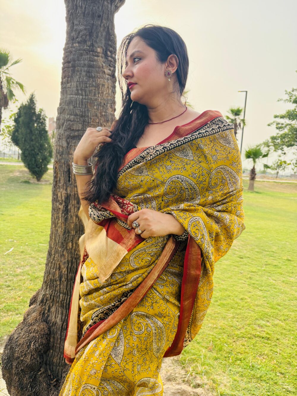 Maheshwari Silk Saree with Zari Border  ( MSS2607)