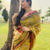 Maheshwari Silk Saree with Zari Border  ( MSS2607)