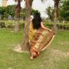 Maheshwari Silk Saree with Zari Border  ( MSS2607)
