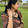 Maheshwari Silk Saree with Zari Border  ( MSS2606)