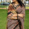 Maheshwari Silk Saree with Zari Border  ( MSS2606)