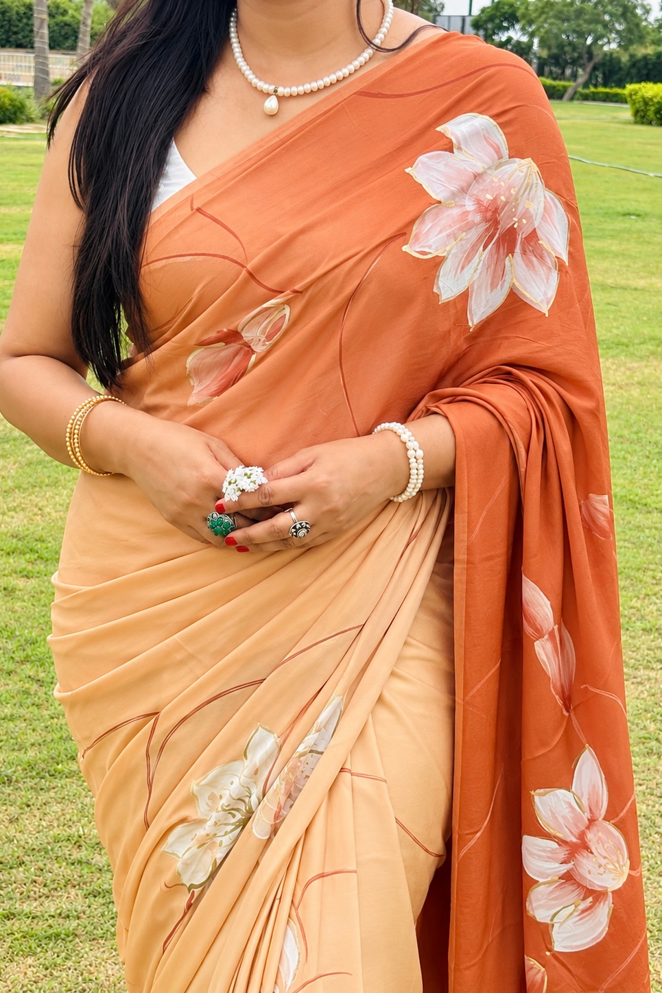 Premium Handcrafted Modal Silk Saree  ( PHS2602)