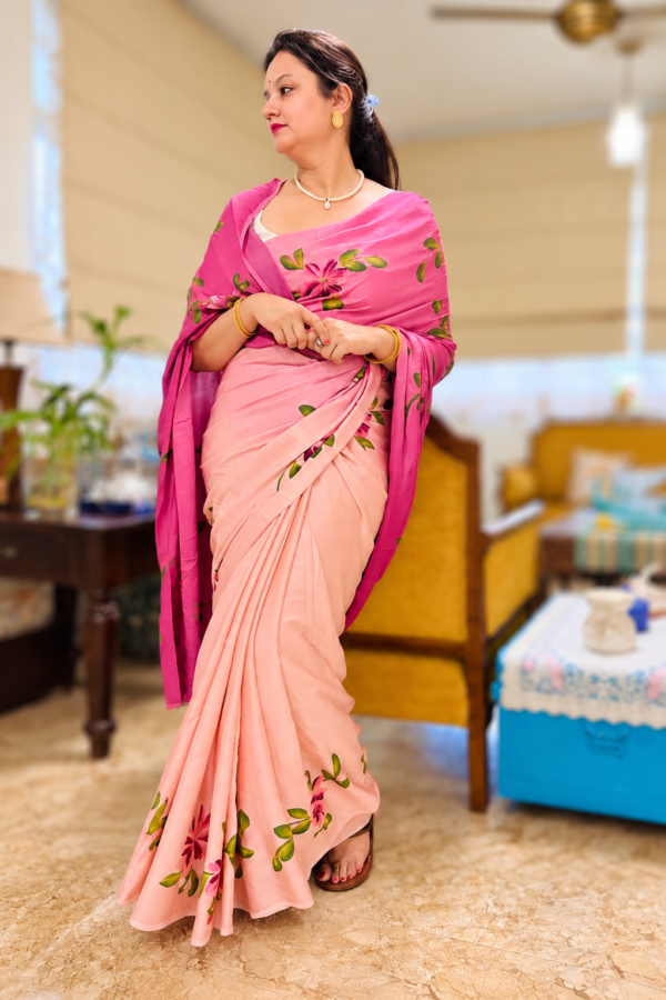 Premium Handcrafted Modal Silk Saree  ( PHS2601)