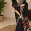 Chanderi Silk Saree with Zari Border  ( CSS2535)