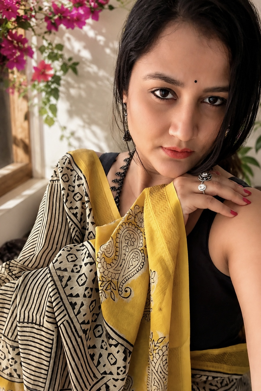 Maheshwari Silk Saree with Zari Border  ( MSS2608)