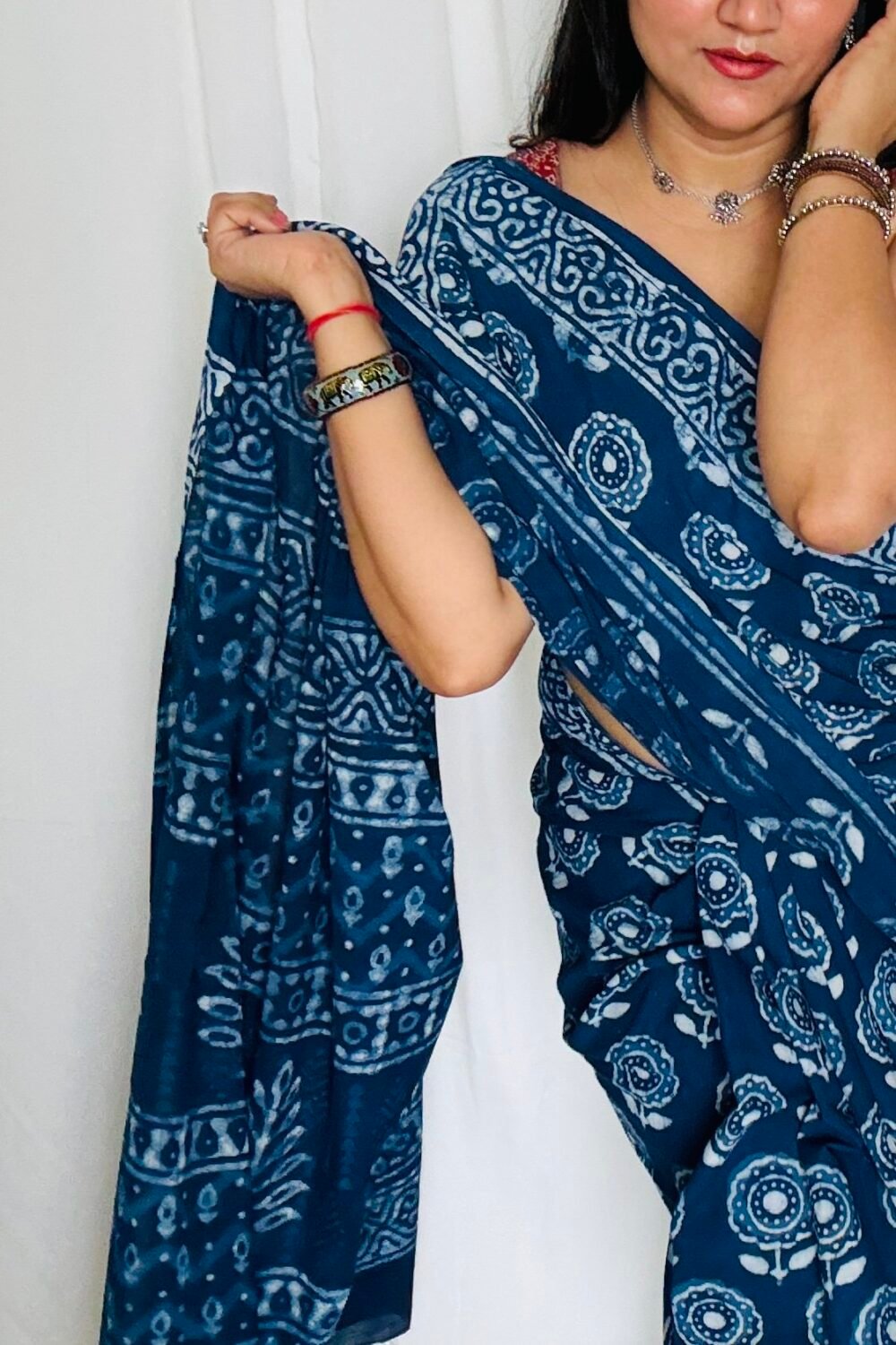 2026/07/331542-2.jpg Premium Cotton Saree with Blouse Piece ( CS2576)