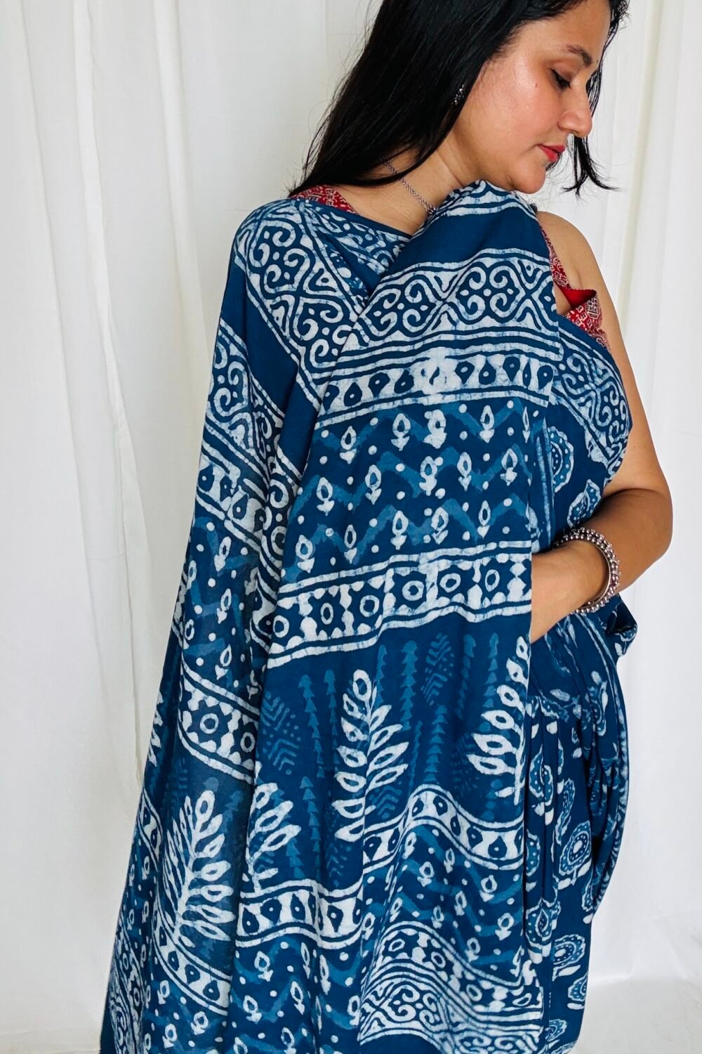 2026/07/331548-2.jpg Premium Cotton Saree with Blouse Piece ( CS2576)