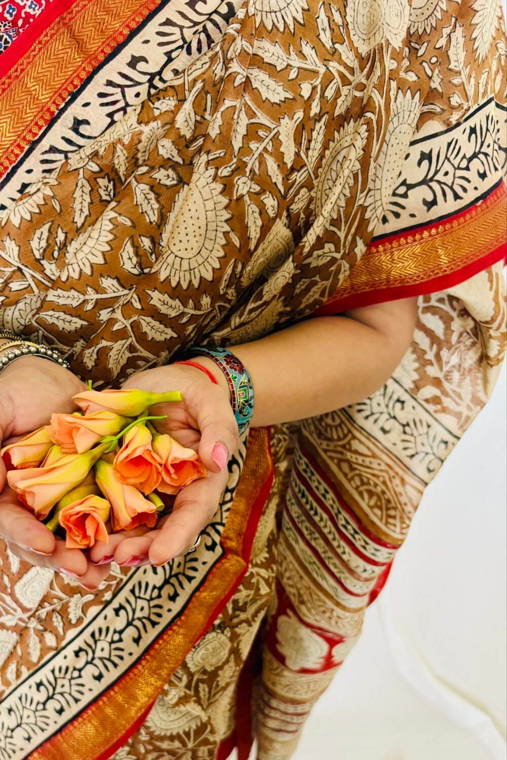 Maheshwari Silk Saree with Zari Border  ( MSS2610)
