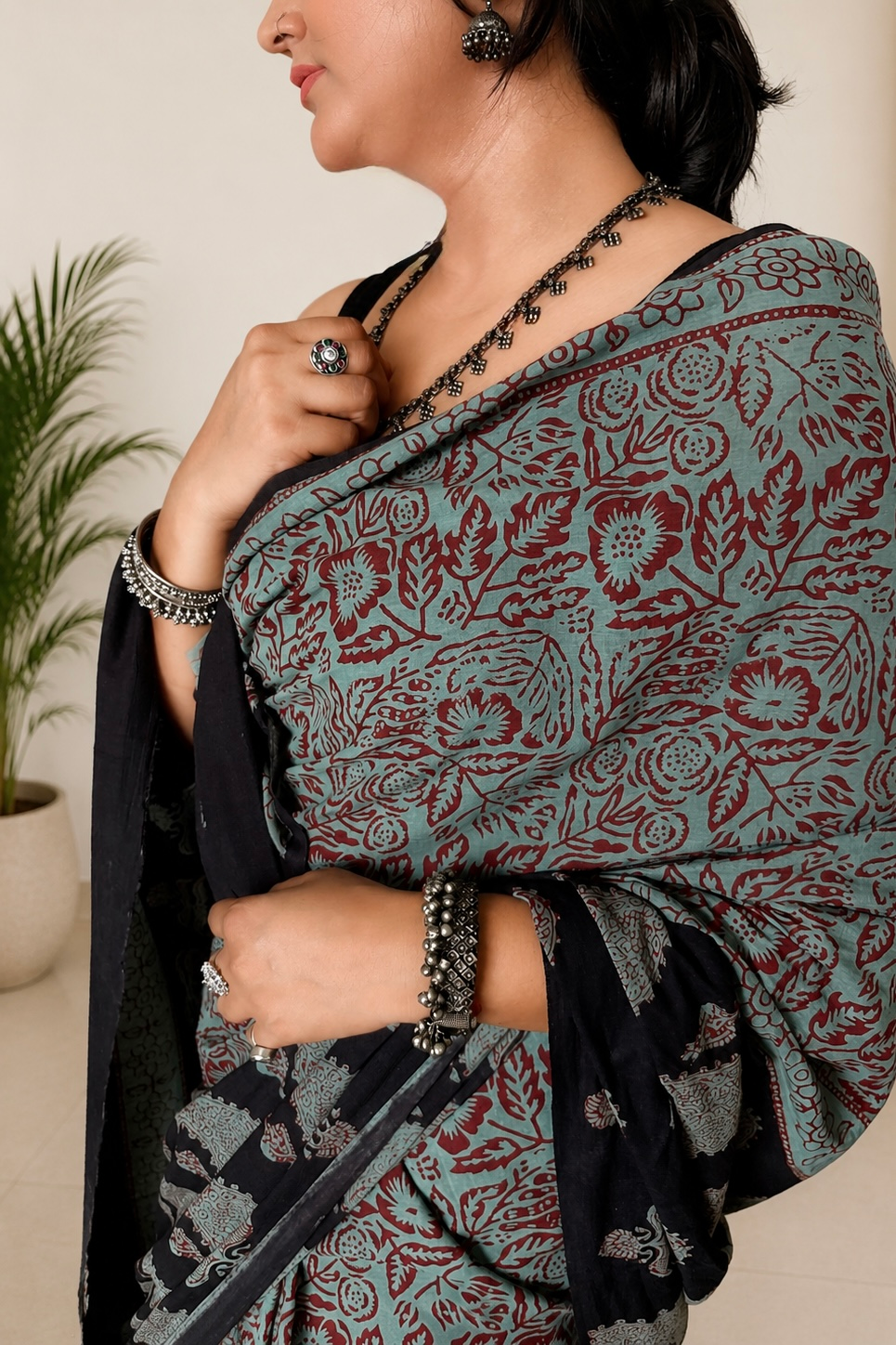 2026/08/349840.png Premium Cotton Saree with Blouse Piece ( CS2577)