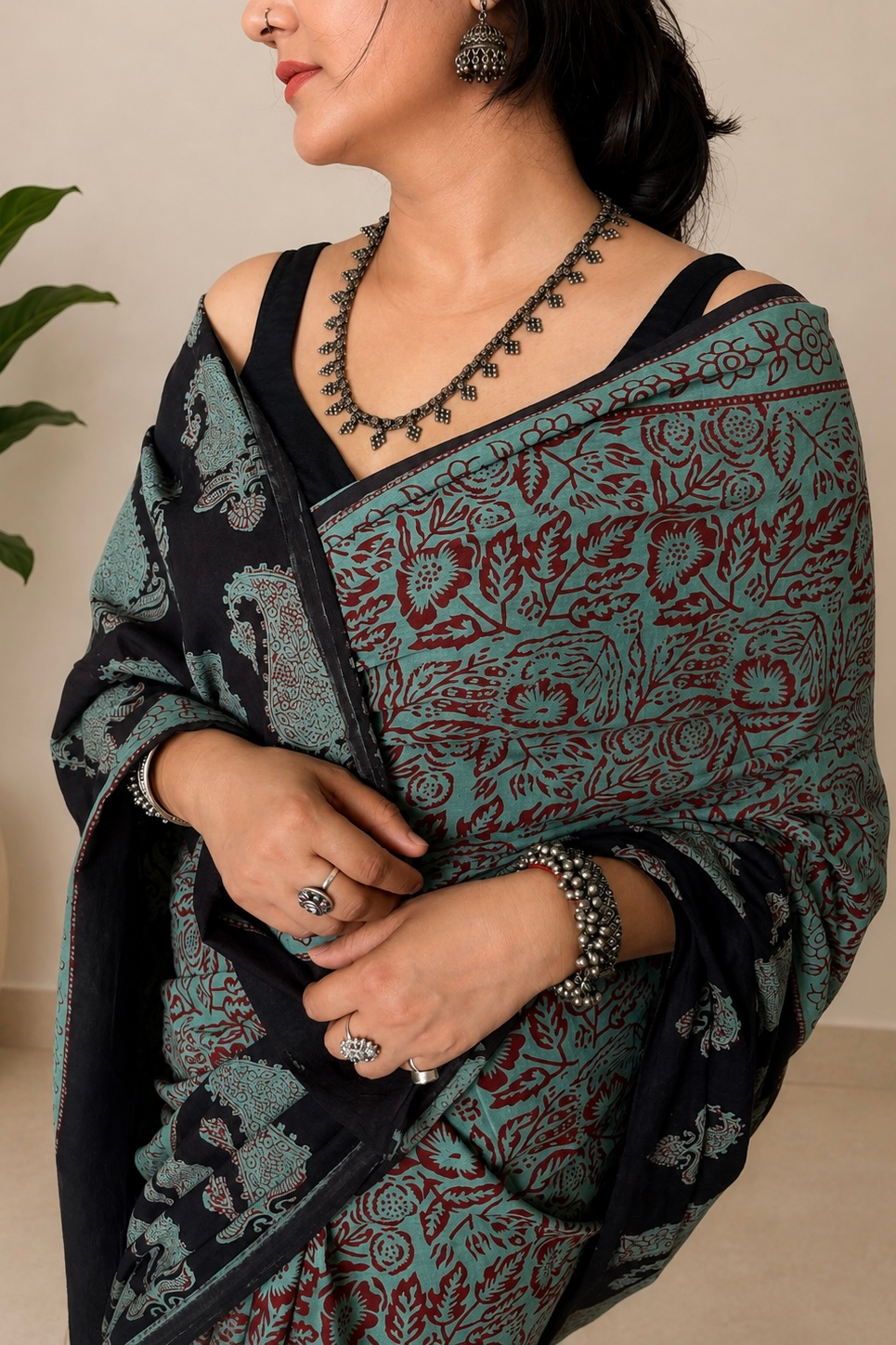 2026/08/349846.png Premium Cotton Saree with Blouse Piece ( CS2577)