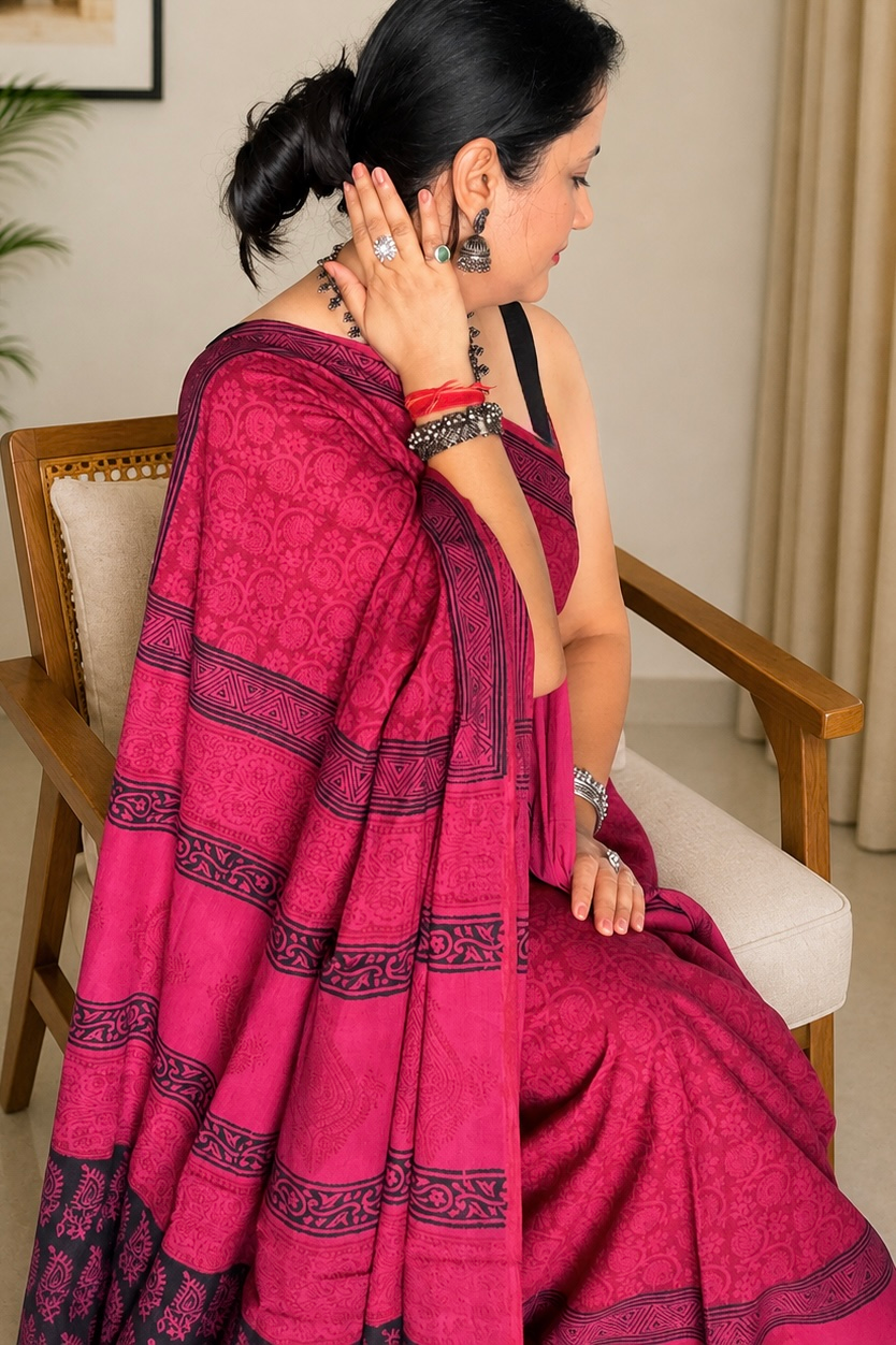 2026/08/350032.png Premium Cotton Saree with Blouse Piece ( CS2578)