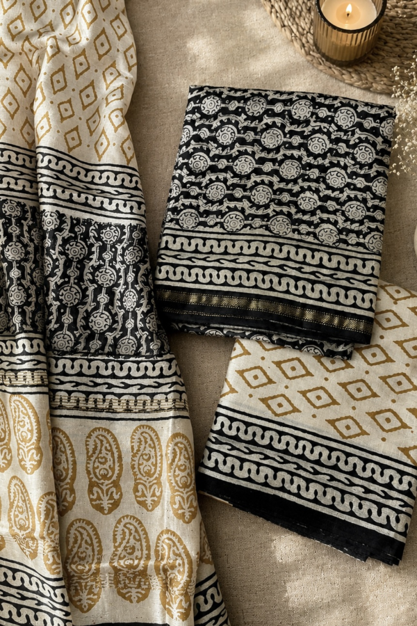 2026/08/366046-1.png Exclusive Hand Block Print Chanderi Silk Suit Set ( CNSS25039)