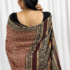 Maheshwari Silk Saree with Zari Border  ( MSS2613)