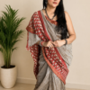 2026/08/390270.png Maheshwari Silk Saree with Zari Border ( MSS2615)