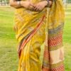 Maheshwari Silk Saree with Zari Border  ( MSS2607)