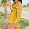 Maheshwari Silk Saree with Zari Border  ( MSS2607)
