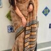 IMG_4436 Maheshwari Silk Saree with Zari Border ( MSS2604)