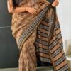 IMG_4437 Maheshwari Silk Saree with Zari Border ( MSS2604)