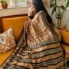 IMG_4444 Maheshwari Silk Saree with Zari Border ( MSS2604)