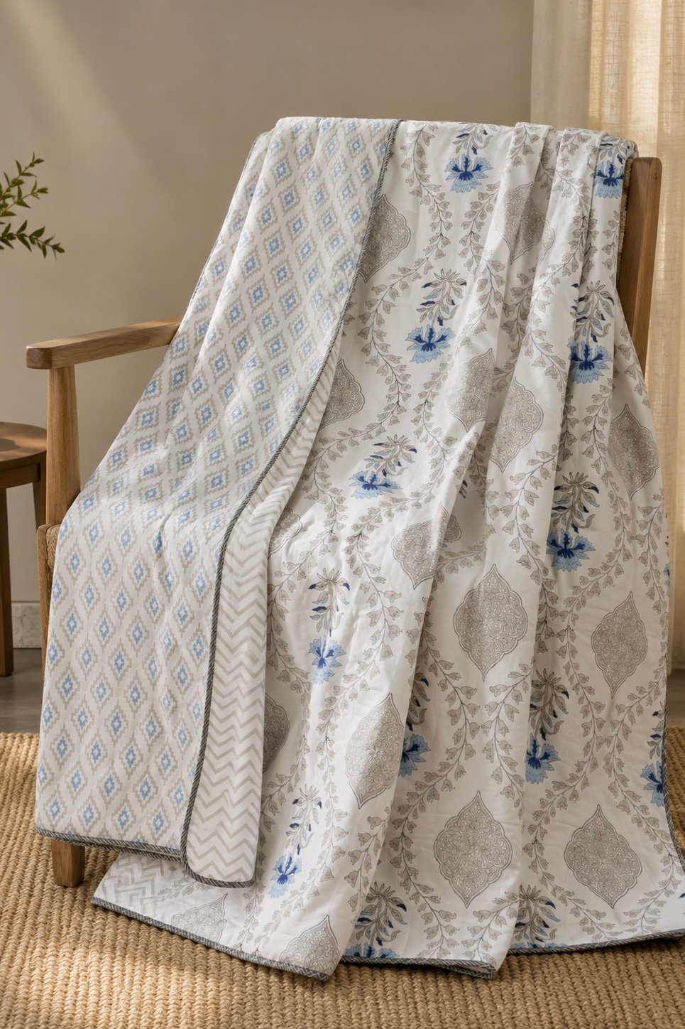 IMG_6632 Ehsaas - Reversible mul cotton dohar double(DMC2601)