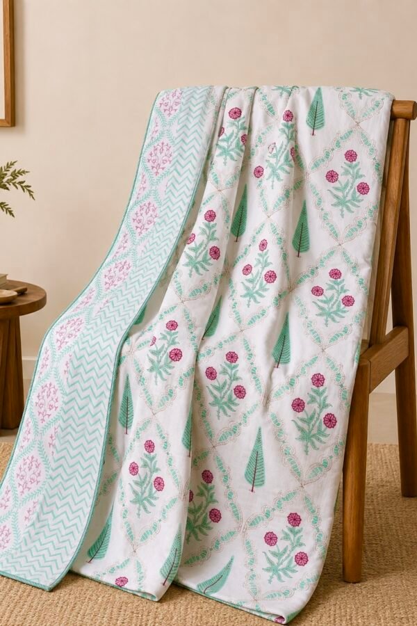 IMG_6637 Ehsaas - Reversible mul cotton dohar double(DMC2604)
