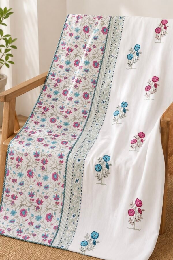 IMG_6650 Ehsaas - Reversible mul cotton dohar double(DMC2603)